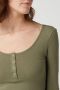 Pieces Groene T-shirt met lange mouwen voor vrouwen Green Dames - Thumbnail 9