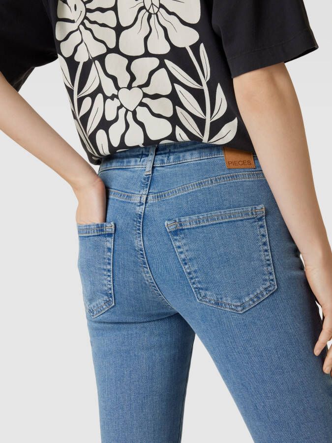 Pieces Skinny fit jeans met 5-pocketmodel model 'DELLY'