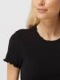 Pieces T-shirt met geschulpte zoom model 'Omilla' - Thumbnail 4