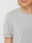 Pieces T-shirt met vaste mouwomslagen - Thumbnail 2