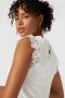 Pieces Top van gebloemd kant model 'Colline' - Thumbnail 6