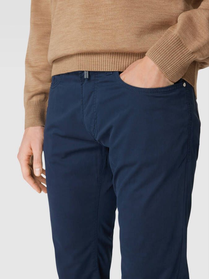 Pierre Cardin Broek met labeldetails model 'Lyon'