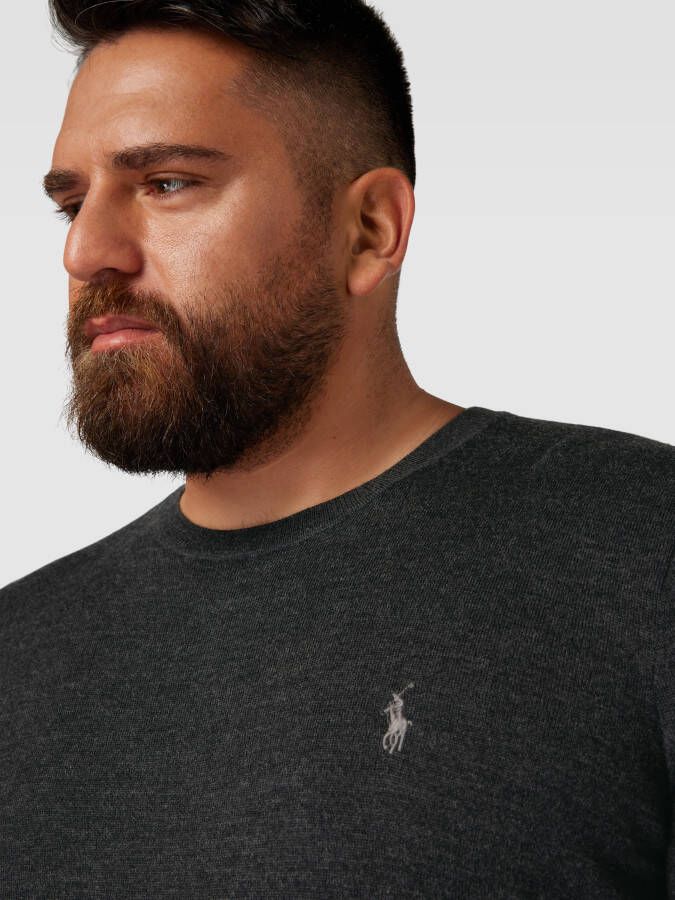 Polo Ralph Lauren Big & Tall PLUS SIZE gebreide pullover met ronde hals - Foto 2