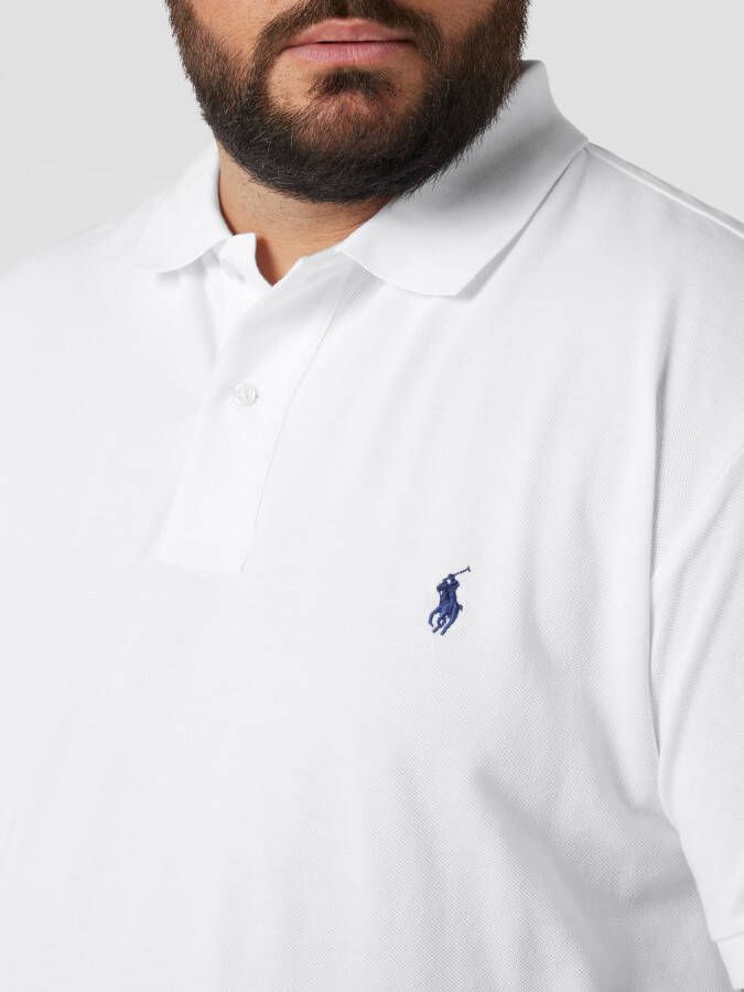 Polo Ralph Lauren Big & Tall PLUS SIZE poloshirt met logostitching