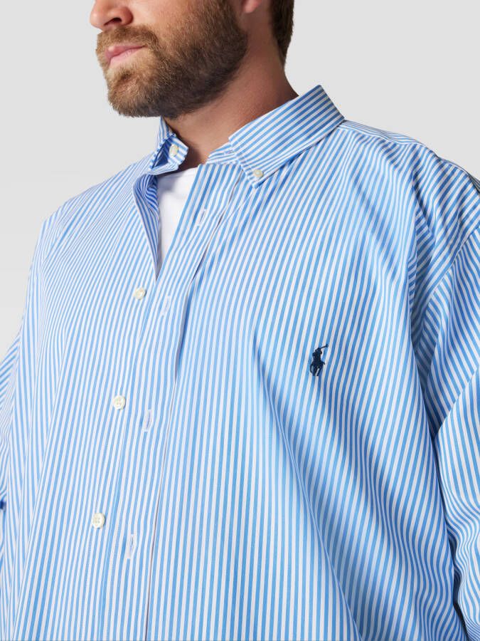 Polo Ralph Lauren Big & Tall PLUS SIZE regular fit vrijetijdsoverhemd met streepmotief