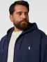 Polo Ralph Lauren Big & Tall PLUS SIZE sweatjack met logostitching - Thumbnail 3