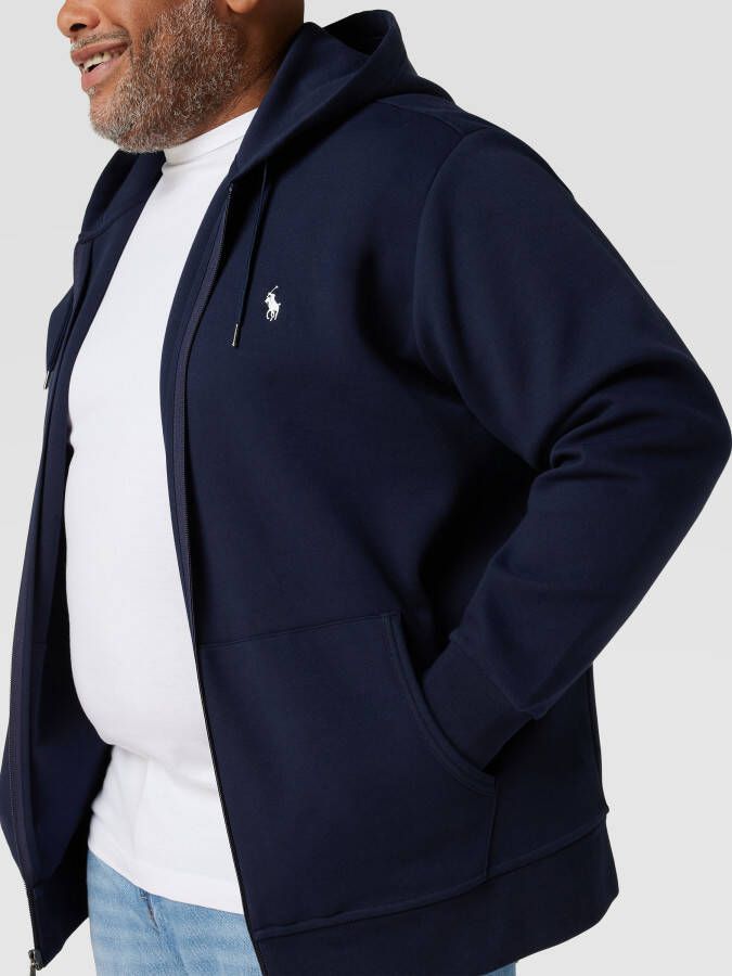 Polo Ralph Lauren Big & Tall PLUS SIZE sweatjack met logostitching
