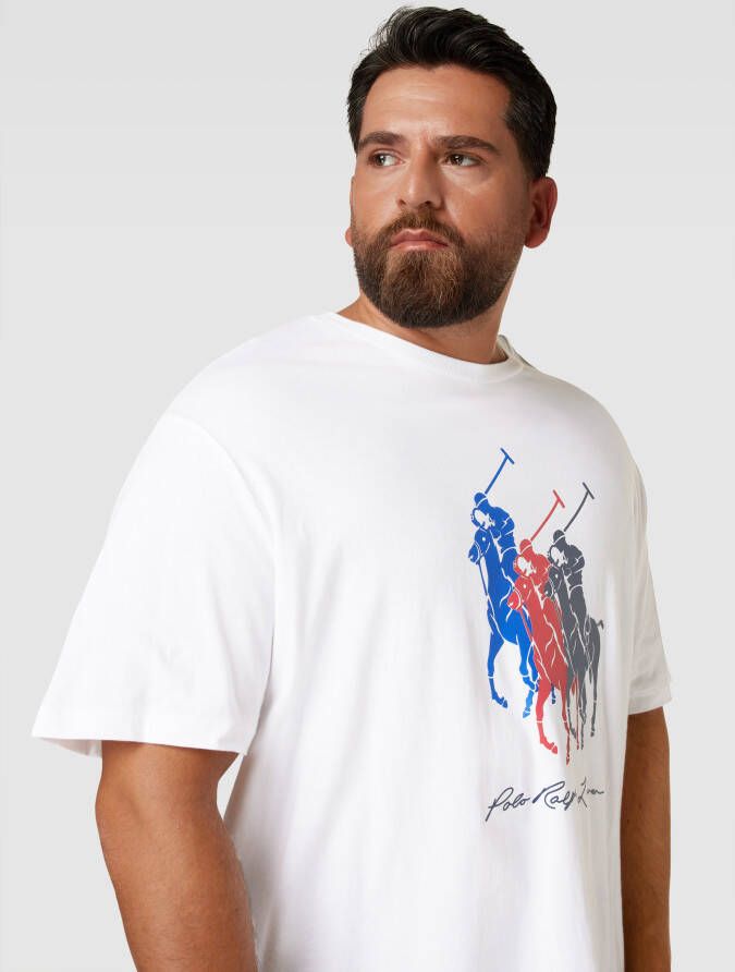 Polo Ralph Lauren Big & Tall PLUS SIZE T-shirt met label- en motiefprint - Foto 2