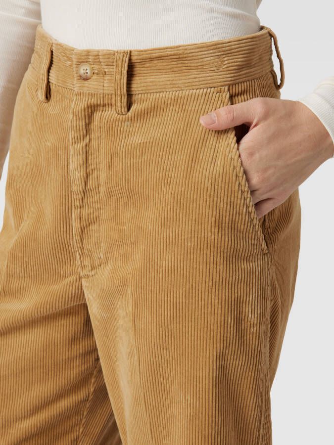 Polo Ralph Lauren Corduroy broek met knoop- en ritssluiting