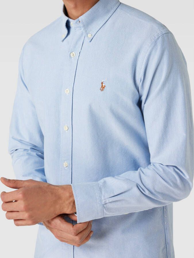 Polo Ralph Lauren Custom fit vrijetijdsoverhemd met labelstitching