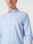 Ralph Lauren Slim Fit Button Down Gestreept Oxford Overhemd Blue Heren - Thumbnail 3