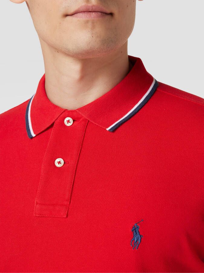 Polo Ralph Lauren Custom slim fit poloshirt met logostitching