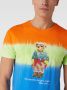 Polo Ralph Lauren Tye Dye Bear Logo T-Shirt Multicolor Heren - Thumbnail 2