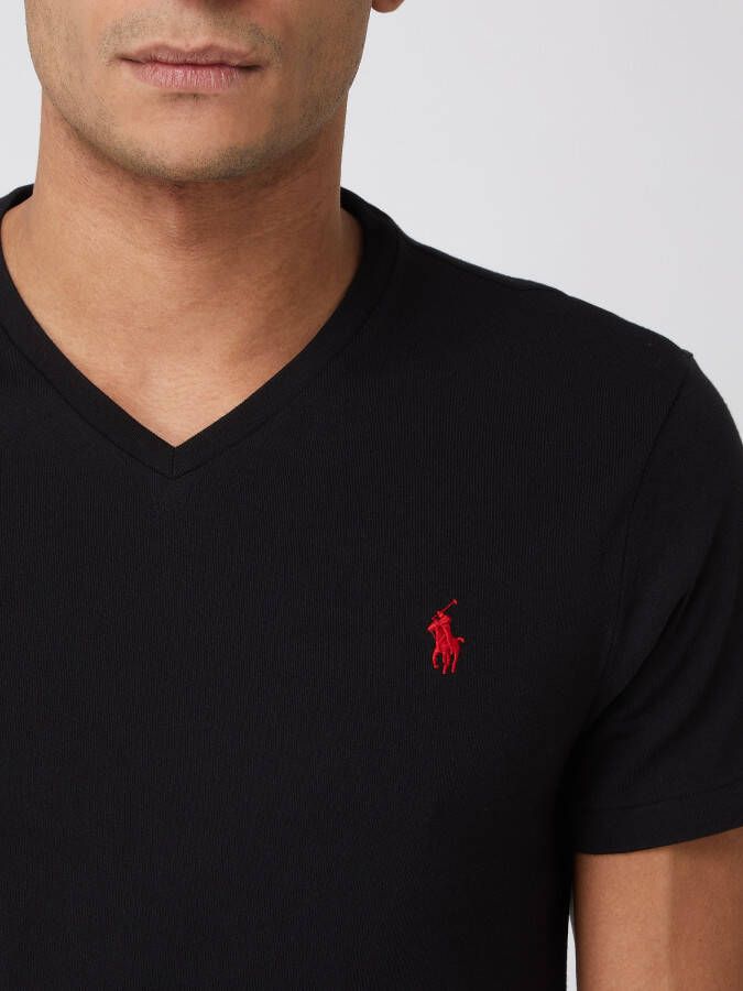 Polo Ralph Lauren Custom slim fit T-shirt met V-hals
