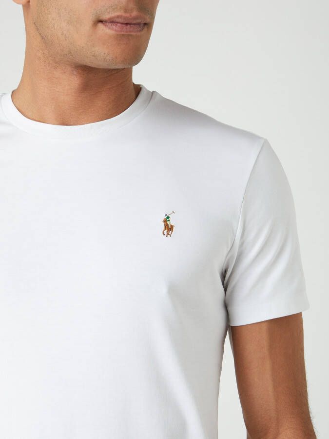 Polo Ralph Lauren Custom slim fit T-shirt van katoen