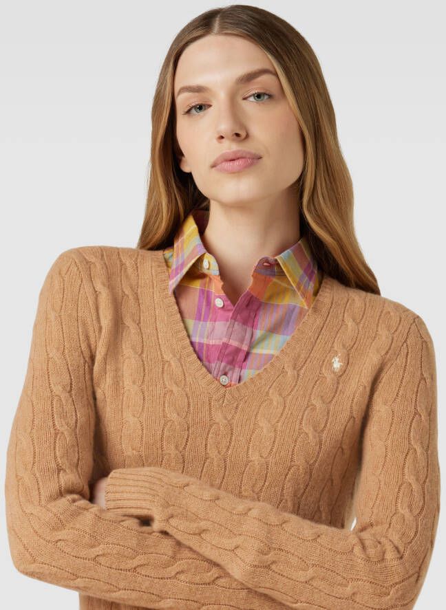 Polo Ralph Lauren Gebreide pullover met kasjmier model 'KIMBERLY'