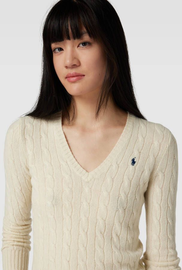 Polo Ralph Lauren Gebreide pullover met kasjmier model 'KIMBERLY'