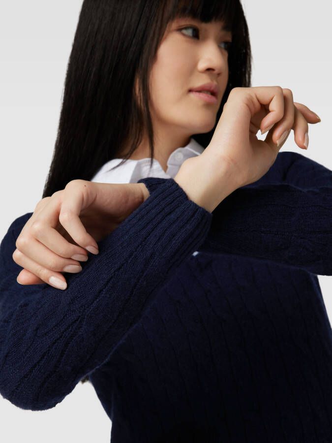Polo Ralph Lauren Gebreide pullover met kasjmier model 'KIMBERLY'