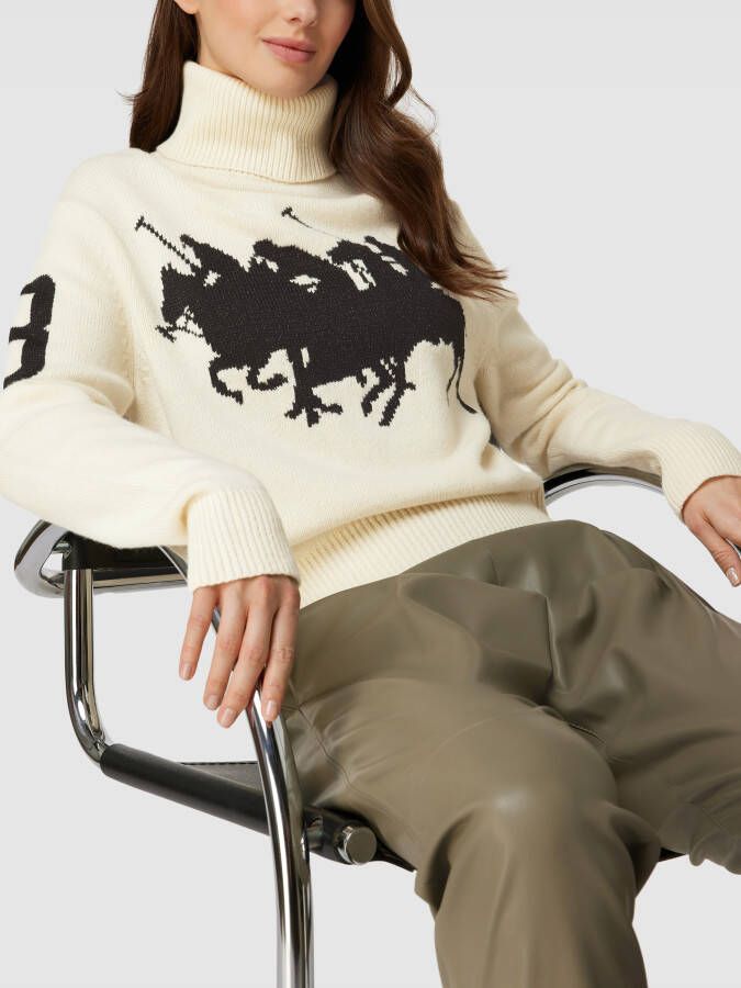 Polo Ralph Lauren Gebreide pullover met labelprint model 'STMPD' - Foto 2