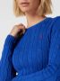Ralph Lauren Comfortabele en stijlvolle ronde hals gebreide kleding voor vrouwen Blue Dames - Thumbnail 3