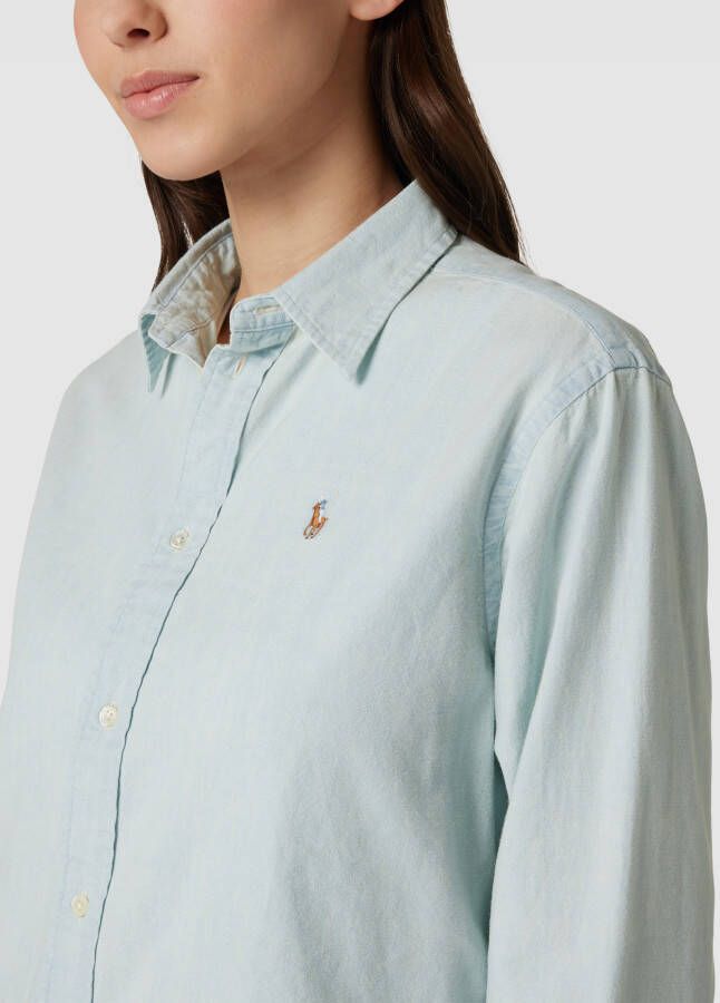 Polo Ralph Lauren Jeansblouse met overhemdkraag