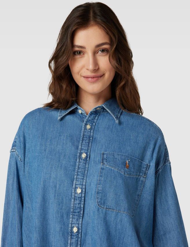 Polo Ralph Lauren Jeansoverhemd met labelstitching
