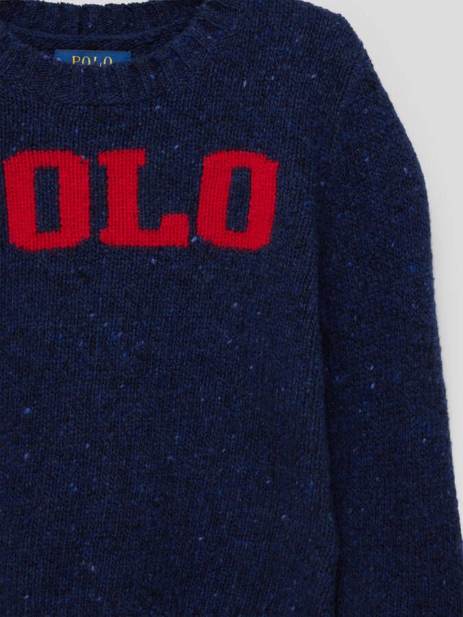 Polo Ralph Lauren Kids Gebreide pullover met ingeweven labeldetail