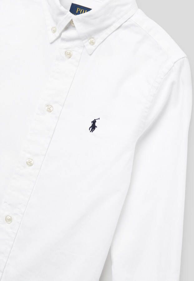 Polo Ralph Lauren Kids Overhemd met button-downkraag model 'SLIM FIT-TOPS SHIRT'