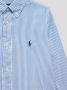 Polo Ralph Lauren gestreept overhemd lichtblauw wit Jongens Katoen Klassieke kraag 164 - Thumbnail 2