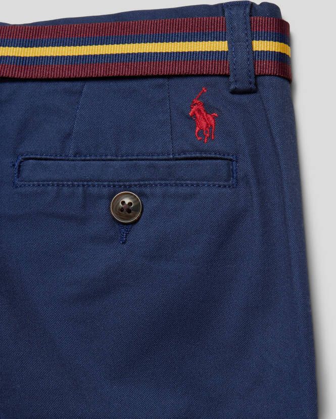 Polo Ralph Lauren Kids Stoffen broek met Franse steekzakken model 'BEDFORD' - Foto 2