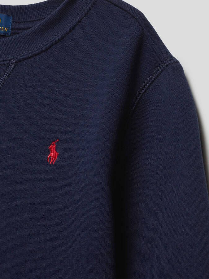 Polo Ralph Lauren Kids Sweatshirt met logostitching model 'KNIT'