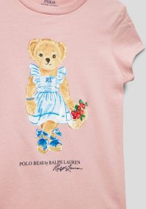 Polo Ralph Lauren Kids T-shirt met ronde hals model 'BEAR'