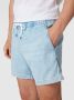 Polo Ralph Lauren Shorts Elastische Taille Denim Shorts met Pony Logo Blue - Thumbnail 4