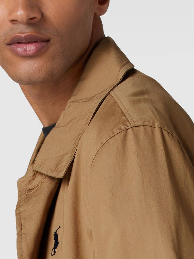 Polo Ralph Lauren Lange jas met logostitching