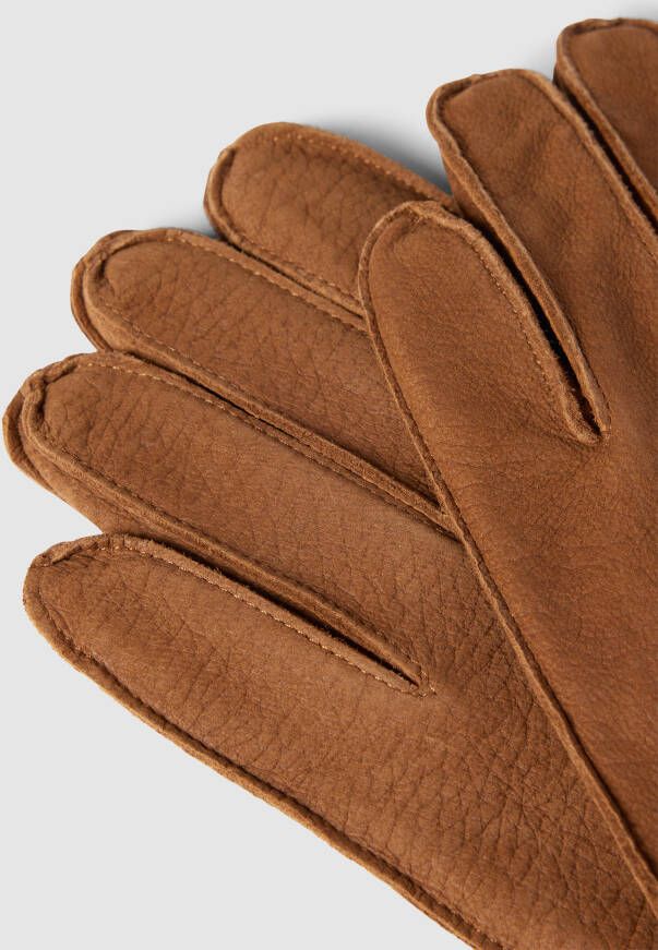 Polo Ralph Lauren Leren handschoenen met label in reliëf