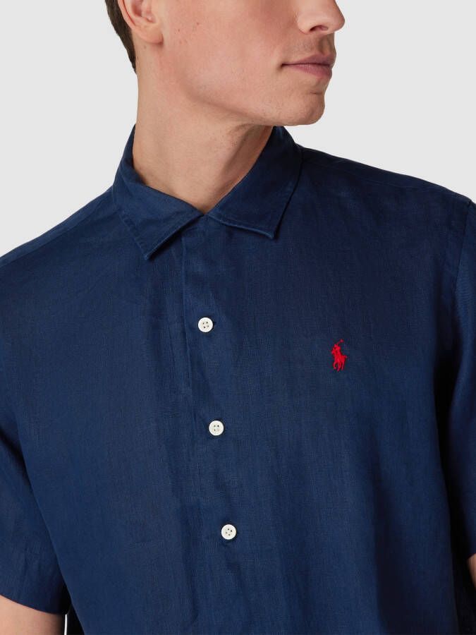 Polo Ralph Lauren Linnen overhemd met logostitching