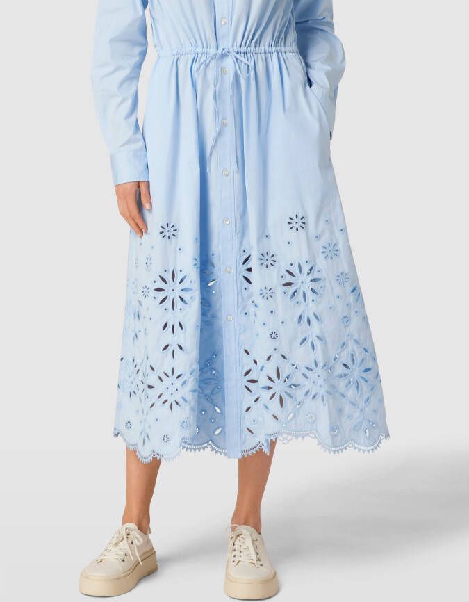 Polo Ralph Lauren Midi-jurk met broderie anglaise model 'JSSICA'
