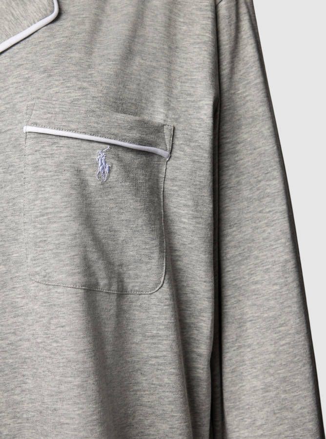 Polo Ralph Lauren Nachthemd met labelstitching - Foto 2