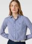 Polo Ralph Lauren Blauwe Katoenen Overhemden met Geborduurd Pony Blue Dames - Thumbnail 3
