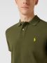 Polo Ralph Lauren Polo shirt met logo borduursel en geribbelde kraag en manchetten Green Heren - Thumbnail 2