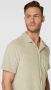 POLO Ralph Lauren badstof regular fit overhemd met textuur spring beige - Thumbnail 4