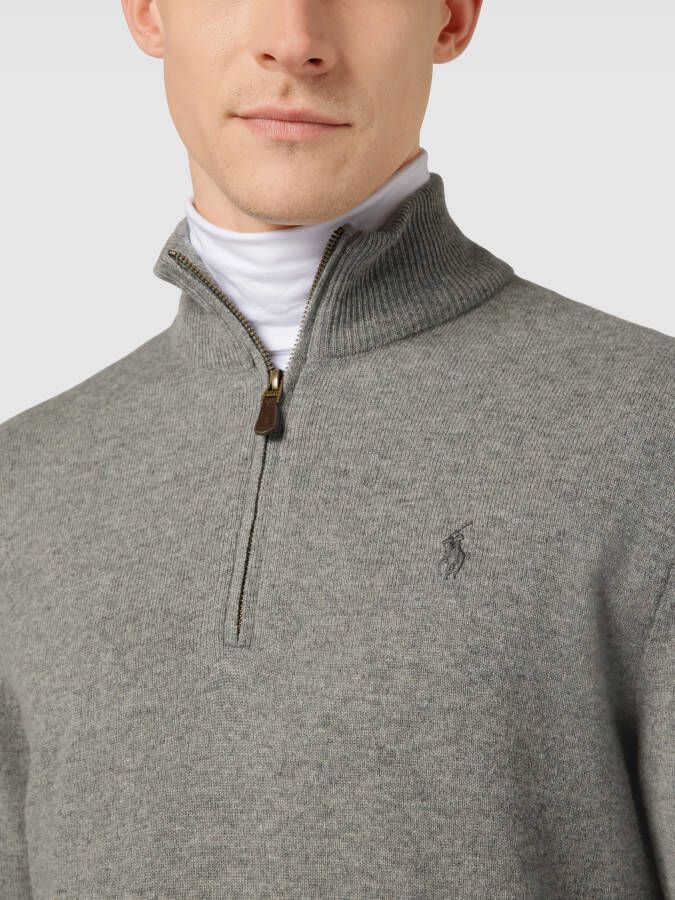 Polo Ralph Lauren Schipperstrui van wol met labelstitching