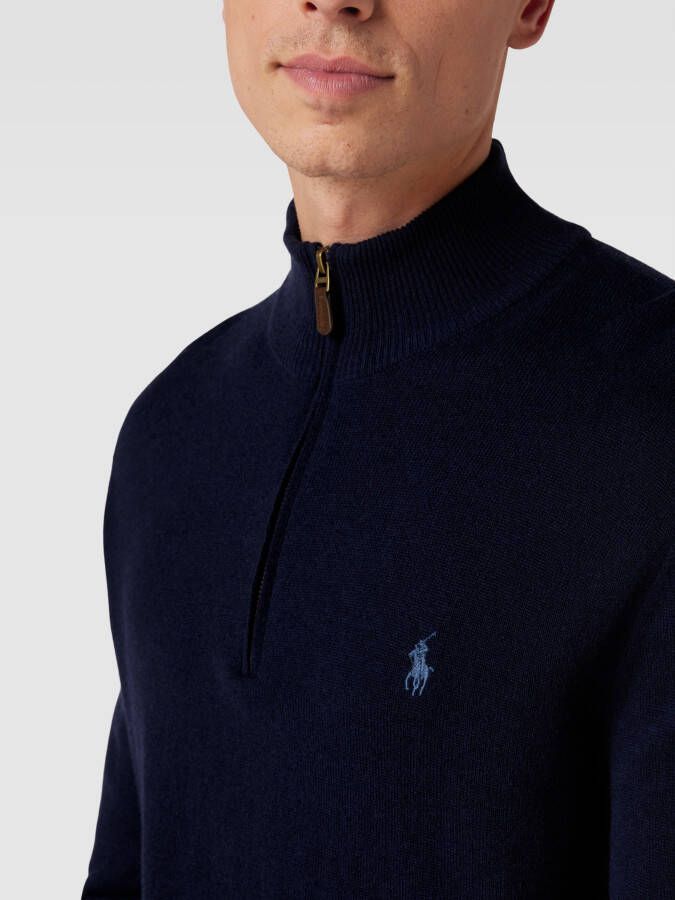 Polo Ralph Lauren Schipperstrui van wol met labelstitching