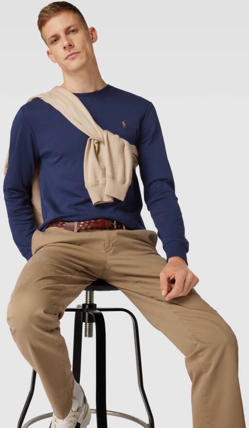 Polo Ralph Lauren Shirt met lange mouwen en labelstitching