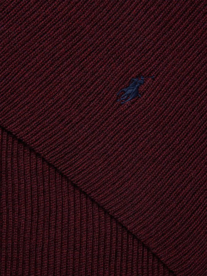 Polo Ralph Lauren Sjaal in riblook van wol