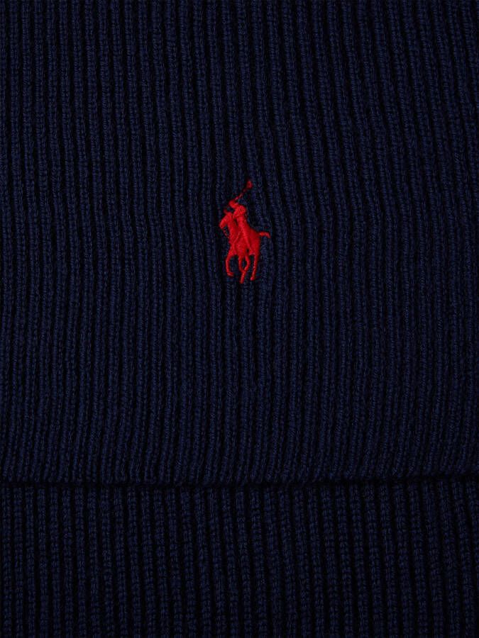 Polo Ralph Lauren Sjaal in riblook van wol