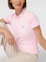 Polo Ralph Lauren Poloshirt van puur katoen met labelstitching model 'JULIE' - Thumbnail 3