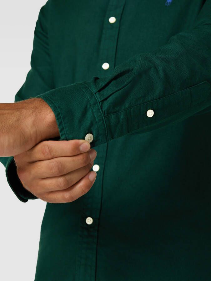 Ralph Lauren Groen Katoenen Overhemd met Knoopsluiting Green Heren - Foto 5