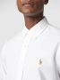 Polo Ralph Lauren Witte Oxford Overhemd Slim Fit Geborduurd Logo White Heren - Thumbnail 14