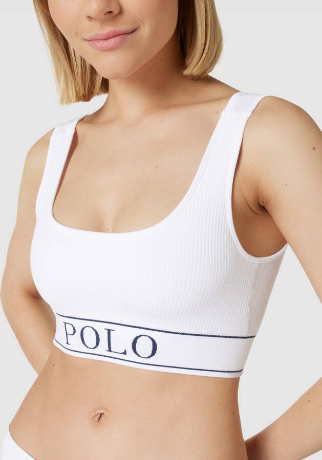Polo Ralph Lauren Sportbeha met elastische band met logo - Foto 2